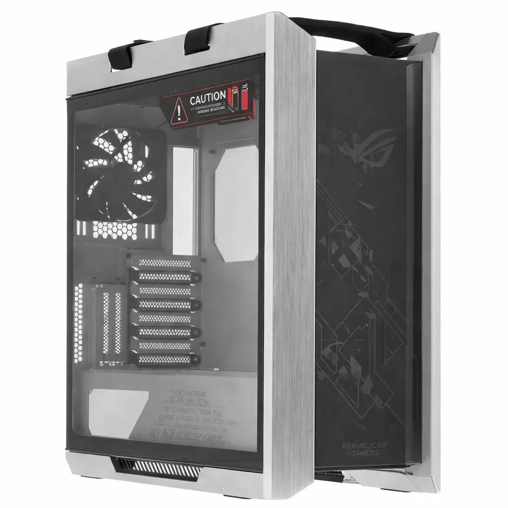 GABINETE ASUS ROG STRIX HELIOS GX601 WHITE RGB EATX CRISTAL 90DC0023-B39000 SIN GARANTIA