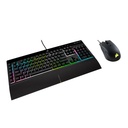 KIT 2 EN 1 CORSAIR K55 RGB + MOUSE HARPOON PRO CH-9226865-SP 11M DE GARANTIA