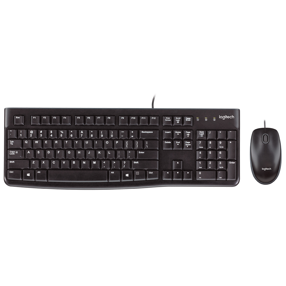 KIT 2 EN 1 USB LOGITECH MK120 TEC MOU 920-004428 12M DE GARANTIA