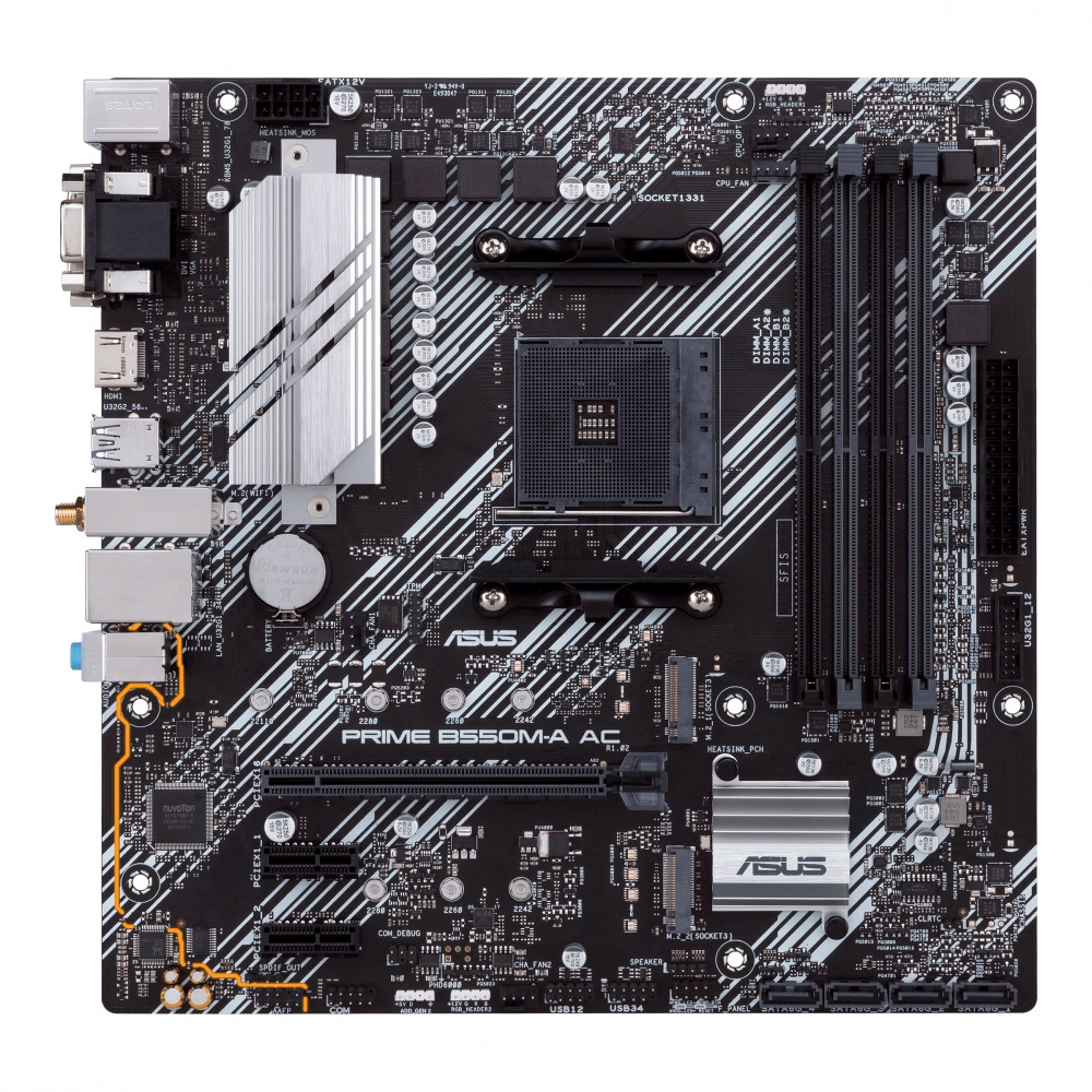 MB ASUS PRIME B550M-A AC AM4 DDR4 MICRO ATX HDMI 1 AÑO DE GARANTIA