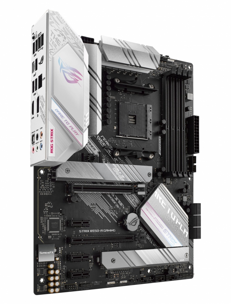 08032025MB ASUS ROG STRIX B550-A GAMING AM4 DDR4 ATX HDMI DP 1 AÑO DE GARANTIA
