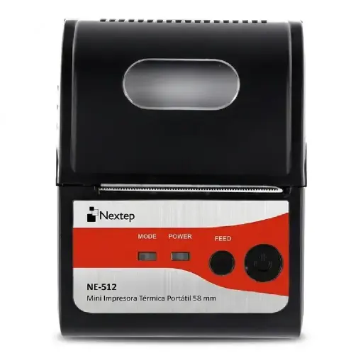 [7501811271786] MINIPRINTER NEXTEP NE-512 TERMICA 58MM USB 2.0 BLUE RS232 NEGRO GARANTIA CON EL FABRICANTE