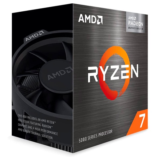 [730143313377] PROCESADOR AMD RYZEN 7 5700G 3.8GHZ AM4 100-100000263BOX 12M DE GARANTIA
