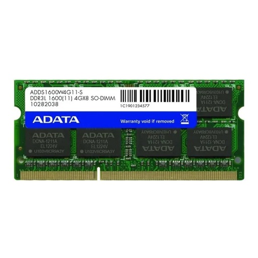 [4713435798409] RAM ADATA PREMIER SODDR3L LAP 4GB 1600 ADDS1600W4G11-S 11M DE GARANTIA
