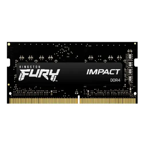 [740617318395] RAM KINGSTON FURY IMPACT SODDR4 LAP 16GB 3200 NEGRO KF432S20IB/16 12M DE GARANTIA