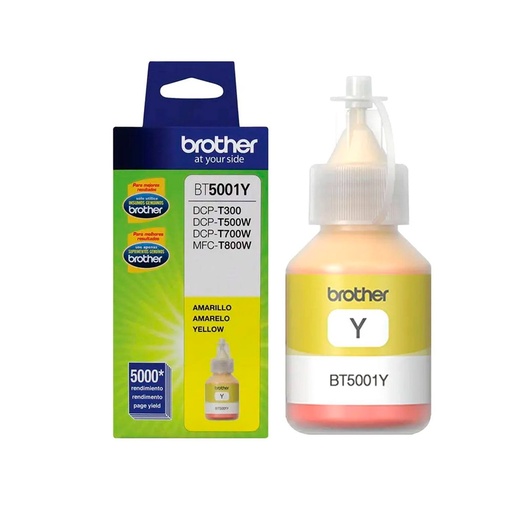 [012502641032] TINTA BROTHER BT5001Y AMARILLO COM/T4500DW SIN GARANTIA
