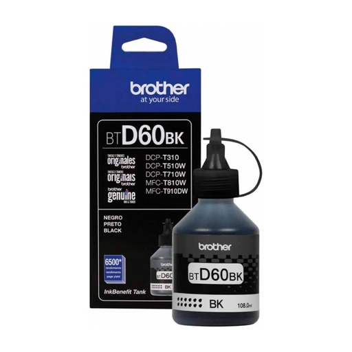 [012502650386] TINTA BROTHER BTD60BK NEGRO COM/T4500DW SIN GARANTIA 