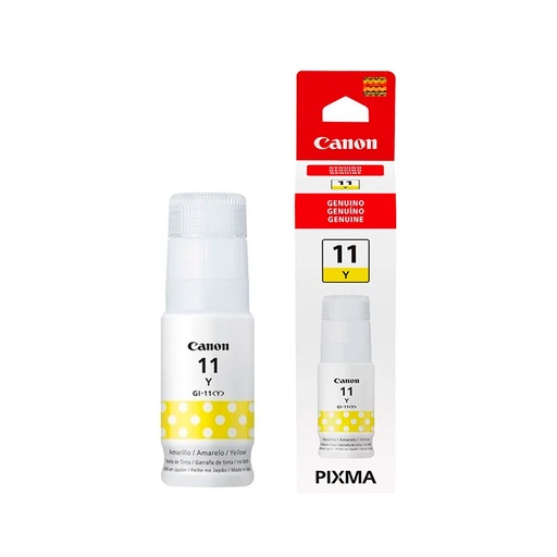[013803330991] TINTA CANON GI-11 AMARILLO COM/G3160/G2160 4536C001AA 70ML SIN GARANTIA