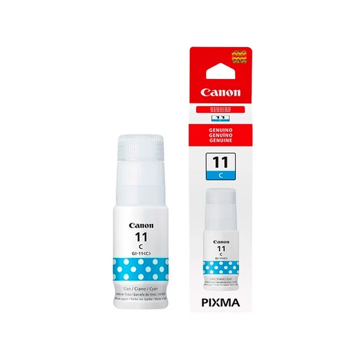 [013803330953] TINTA CANON GI-11 CYAN COM/G3160/G2160 4534C001AA 70ML SIN GARANTIA 