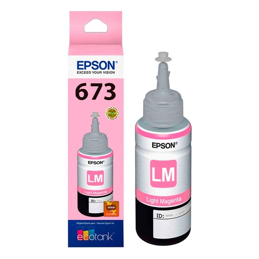 [010343888319] TINTA EPSON T673 MAGENTA LIGHT COM/L800/L1800/L805/L810 L850 T673620 70ML SIN GARANTIA 