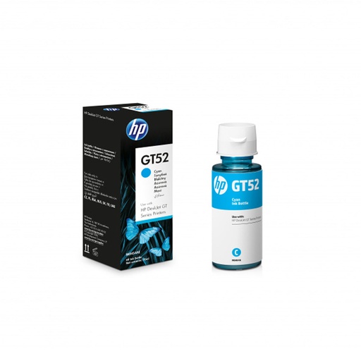 [190780132524] TINTA HP GT52 CYAN COM/615/585/525/750/520 M0H54AL 70ML SIN GARANTIA 