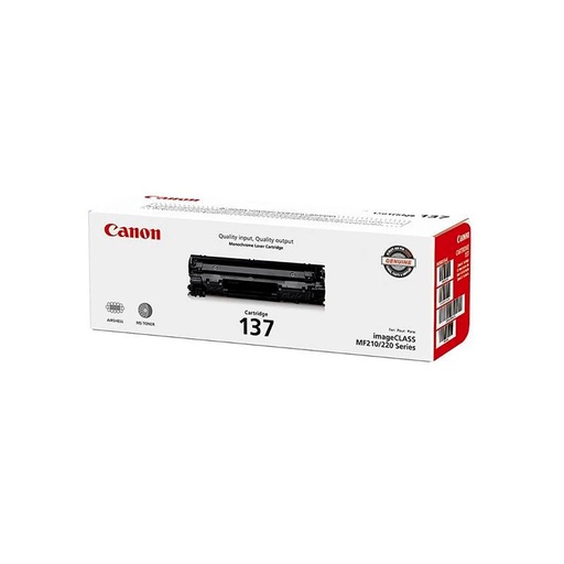 [013803242935] TONER CANON 137 NEGRO ORIGINAL 2.400 PAG 9435B001AA  MF210/MF212W/MF216N/MF220/MF227DW/MF229DW/MF232W/MF236N/D570 SIN GARANTIA