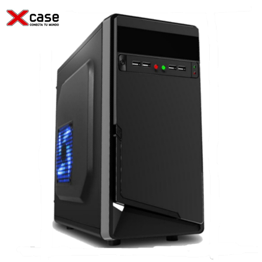 [702735761415] GABINETE XCASE NEGRO ATX C/FUENTE 450W METAL GABPIANO508 1M DE GARANTIA