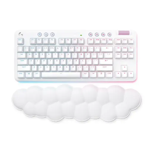 [097855170255] TECLADO GAMER LOGITECH G715 TACTILE RGB INALAMBRICO LIGHTSPEED BLANCO 920-010453-ROW 12M DE GARANTIA