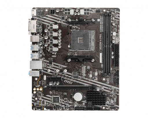 [824142224007] MOTHER AMD A520M-A MSI PRO AM4 2xDDR4 64GB M-ATX A520M-A PRO 12M DE GARANTIA