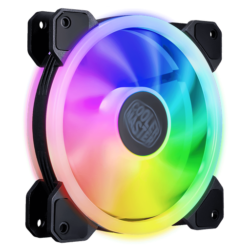[884102082429] VENTILADOR COOLER MASTER MASTERFAN MF120 NEGRO 1800RPM ARGB MFW-B2DN-18NPA-S3 1M DE GARANTIA