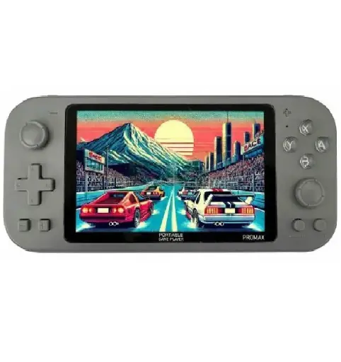 [0702735762269] CONSOLA PORTATIL GAME PLAYER AION X20 PRO MAX GRIS 14000 JUEGOS 3D PUERTO MICROSD EXP MINI HDMI 3M DE GARANTIA