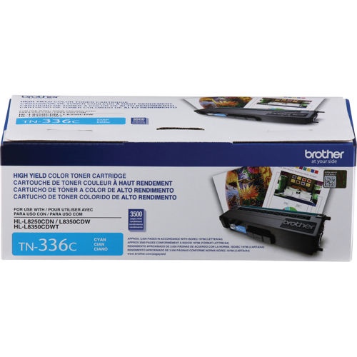 [012502637998] TONER BROTHER TN336C CYAN 3500 PAGINAS MFC-L8600CDW/L8850CDW HL-L8250CDN/L8350CDW/L8350CDWT GARANTIA CON FABRICANTE