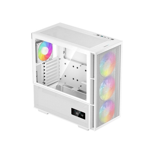 [6933412774877] GABINETE DEEPCOOL CH560 DIGITAL BLANCO E-ATX ARGB S/FUENTE CRISTAL R-CH560-WHAPE4D-G-1 11M DE GARANTIA