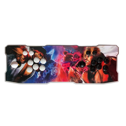 [662987042666] CONSOLA TABLERO AION 2P-S3 KEN/RYU STREET FIGTHER CON 6600 JUEGOS ARCADE 3D MULTIJUGADOR CONEXION HDMI VGA 3M DE GARANTIA