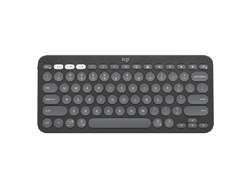 [097855186201] TECLADO LOGITECH PEBBLE KEYS 2 K380S GRAPHITE BLUETOOTH ESP 920-011783 11M DE GARANTIA