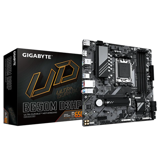 [889523039083] MOTHER AMD B650M D3HP GIGABYTE AM5 4xDDR5 256GB M-ATX 12M DE GARANTIA