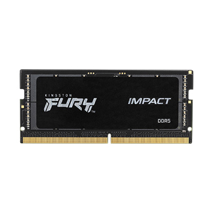 [740617331677] RAM KINGSTON FURY IMPACT SODDR5 16GB 5600 NEGRO KF556S40IB-16 12M DE GARANTIA