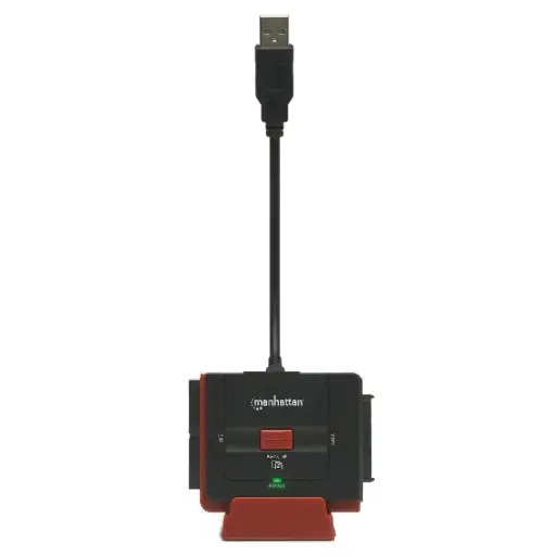 [766623179195] ADAPTADOR MANHATTAN USB2.0 SATA/IDE NEGRO 179195 1M DE GARANTIA