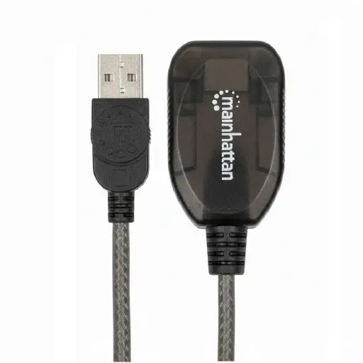 [766623151573] CABLE USB MANHATTAN 10M NEGRO 151573 1M DE GARANTIA