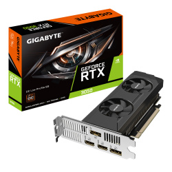 [889523041840] TARJETA DE VIDEO NVIDIA GEFORCE RTX3050 6GB OC GDDR6 GIGABYTE LOW PROFILE GV-N3050OC-6GL 12M DE GARANTIA