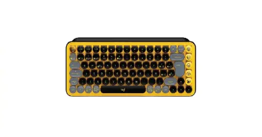 [097855171931] TECLADO LOGITECH POP KEYS MECANICO INALAMBRICO AMARILLO 920-010713 11M DE GARANTIA