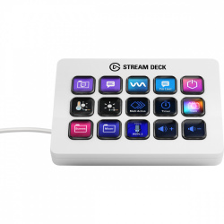 [840006654209] TECLADO ELGATO STREAM DECK MK.2 15 TECLAS ALAMBRICO USB BLANCO 10GBA9911 11M DE GARANTIA