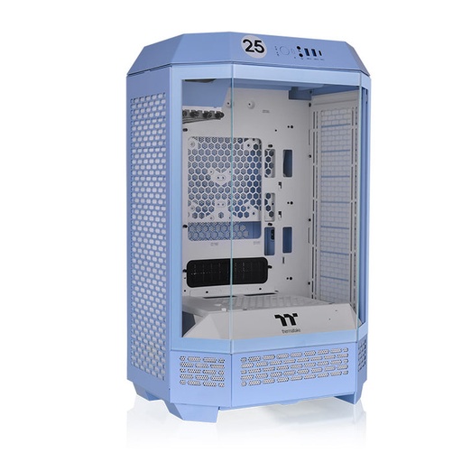 [841163091128] GABINETE THERMALTAKE THE TOWER 300 HYDRANGEA BLUE MICRO ATX CRISTAL MICROTOWER AZUL CA-1Y4-00SFWN-00 12M DE GARANTIA
