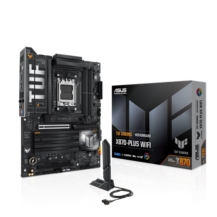 [197105723603] MOTHER AMD X870-PLUS WIFI ASUS TUF GAMING AM5 4xDDR5 256GB ATX 90MB1IU0-M0AAY0 12M DE GARANTIA