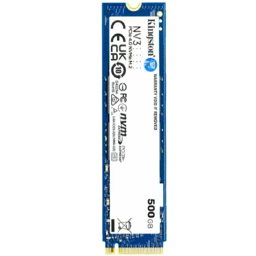 [740617344806] SSD KINGSTON NV3 500GB M.2 2280 NVME SNV3S/500G 12M DE GARANTIA