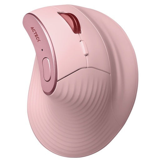 [7506215939638] MOUSE ACTECK ERGONOMICO VIRTUOS FITT PRO MI770 ROSA USB/BLUETOOTH AC-939638 3M DE GARANTIA