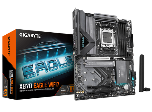 [889523045312] MOTHER AMD X870 GIGABYTE EAGLE AX AM5 4xDDR5 256GB ATX 12M DE GARANTIA  
