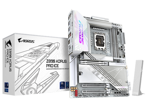 [889523045084] MOTHER INTEL Z890 GIGABYTE AORUS PRO LGA1851 4xDDR5 256GB BLANCA ATX 12M DE GARANTIA