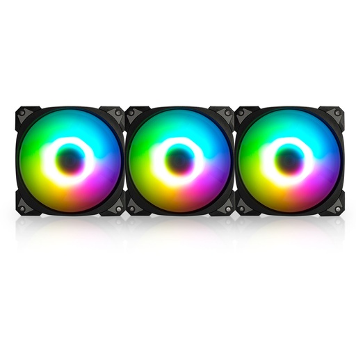 [4710474952465] VENTILADOR INWIN NEPTUNE AN120 KIT 3X1 RGB 120MM NEGRO IW-FN-AN120-3PK 11M DE GARANTIA