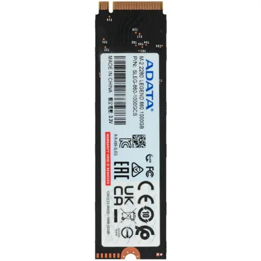 [842243034783] SSD ADATA LEGEND 860 1TB M.2 6000MB/5000MB SLEG-860-1000GCS 11M DE GARANTIA