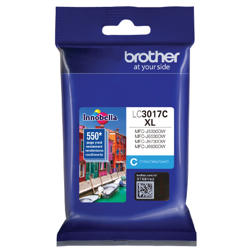 [012502645924] CARTUCHO BROTHER LC3017C CIAN 550 PAGINAS SIN GARANTIA