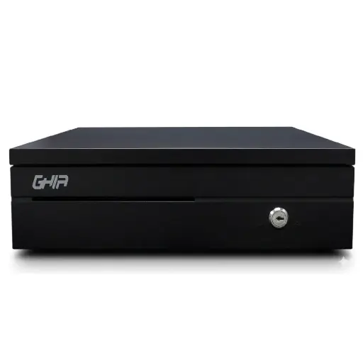 [7503025182773] CAJON DE DINERO GHIA 4BILL 8MON GCD481 NEGRO ACERO RJ11 GARANTIA DIRECTO CON FABRICANTE