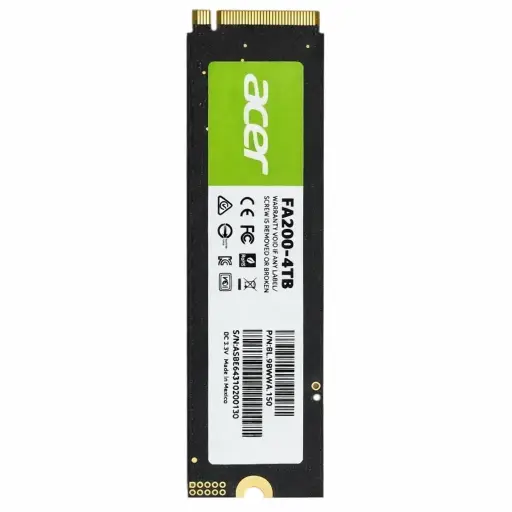[887184019390] SSD ACER FA200 4TB M.2 7100/61000MB/S NVME4.0 BL.9BWWA.150 12M DE GARANTIA