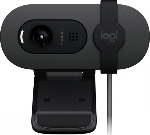 [097855188595] WEBCAM LOGITECH BRIO 100 GRAFITO 960-001586 11M DE GARANTIA