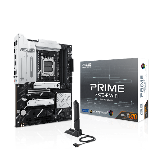 [197105718142] MOTHER AMD X870-P WIFI ASUS PRIME AM5 4xDDR5 256GB ATX 90MB1IS0-M0EAY0 12M DE GARANTIA
