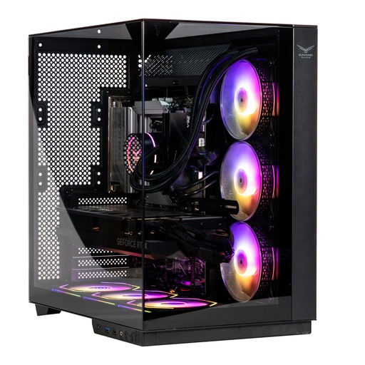 [7502262801164] GABINETE NACEB IRIS GAMER M-ATX ARGB 4VENT S/FUENTE CRISTAL NEGRO NA-0639 11M DE GARANTIA