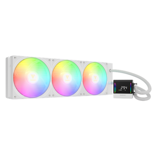 [848475009216] ENFRIAMIENTO GAMDIAS CHIONE E4 420 BLANCO ARGB LGA1700/AM5 DIGITAL CHIONE E4-420 WH 11M DE GARANTIA