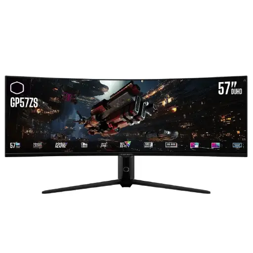 [884102124631] MONITOR 57 COOLER MASTER GP57ZS 1MS 120HZ DUHD GAMER VA CURVO USB-C FREESYNC CMI-GP57ZS-US 12M DE GARANTIA