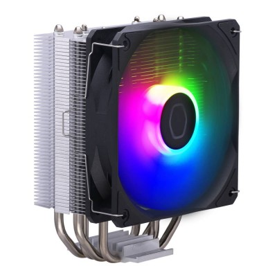 [884102116230] DISIPADOR COOLER MASTER HYPER 420S 120MM ARGB LGA 1700 AM5 NEGRO RR-S4NA-17PA-KR 11M DE GARANTIA