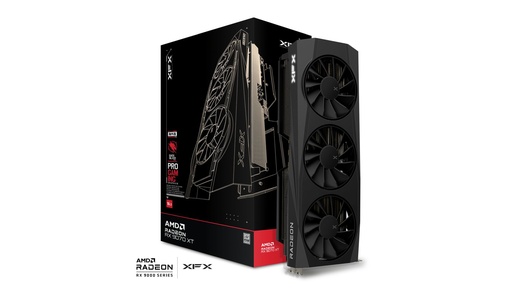 [840191502637] TARJETA DE VIDEO RADEON RX9070XT 16GB GDDR6 XFX QUICKSILVER GAMING RX-97TQICKB9 12M DE GARANTIA